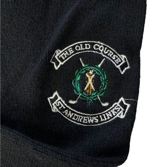 The Saint Andrew’s Links Open Collection Vintage 1995 V Neck Sweater Lambs Wool - Picture 4 of 10